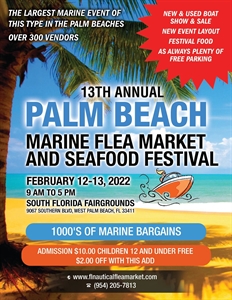 The Palm Beach Marine Flea Market and Seafood Festival - West Palm Beach